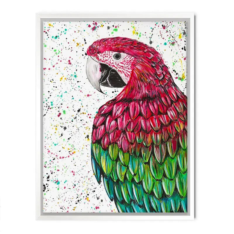 Macaw Parrot Marvin Canvas Print