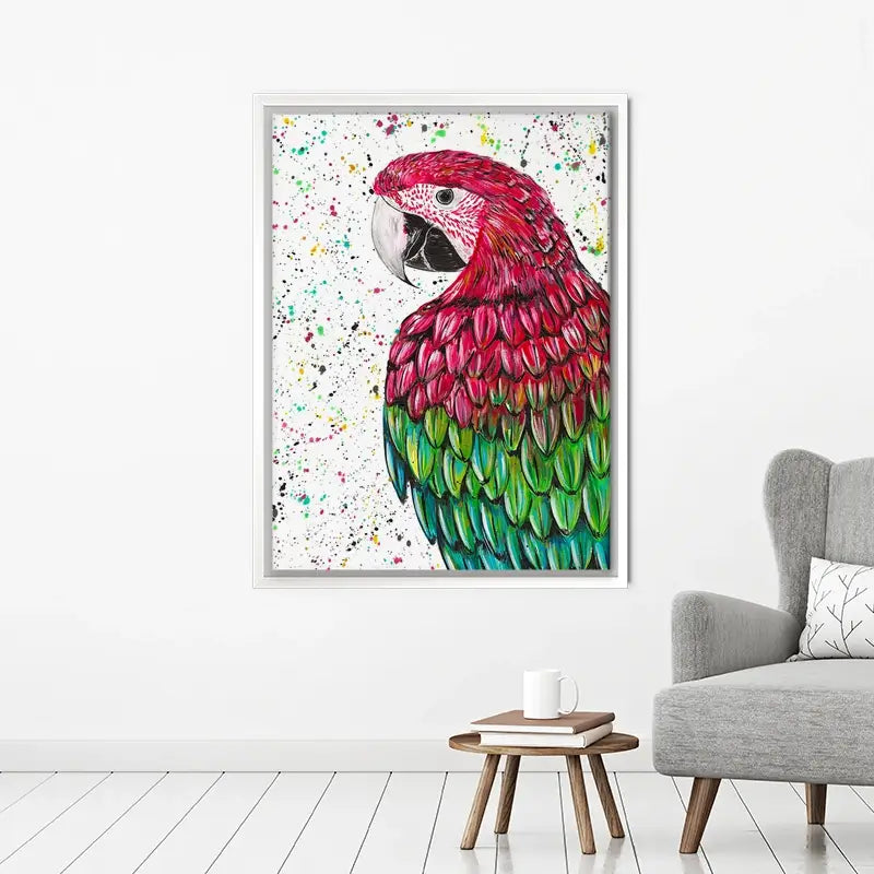 Macaw Parrot Marvin Canvas Print