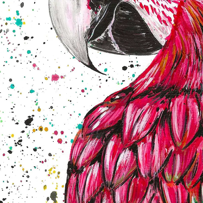 Macaw Parrot Marvin Art Print