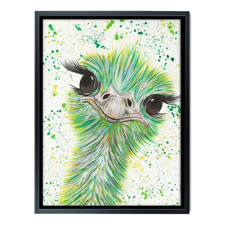 Ostrich Frank Canvas Print