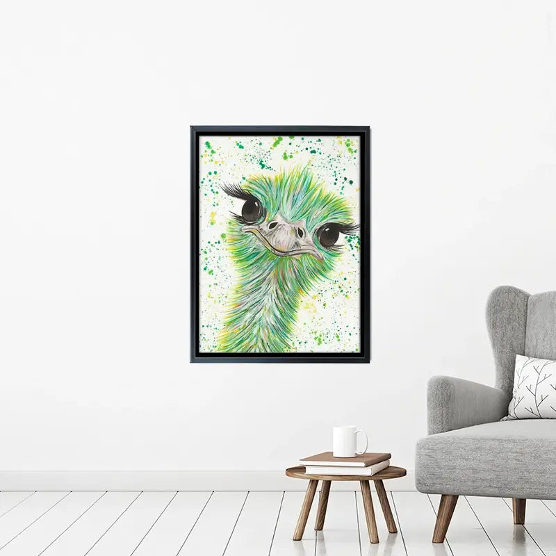 Ostrich Frank Canvas Print