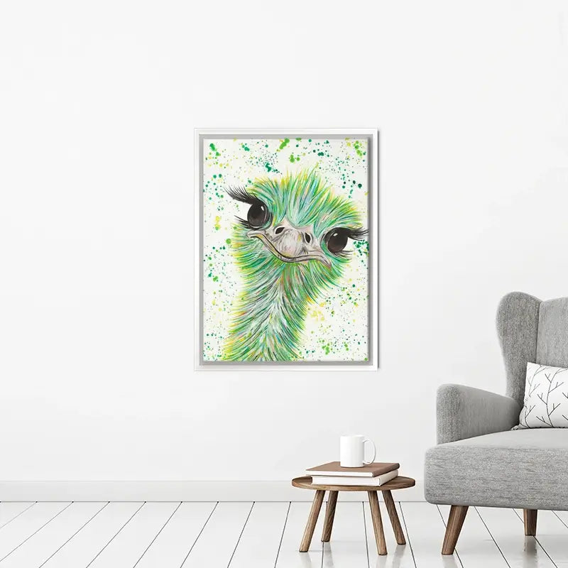 Ostrich Frank Canvas Print