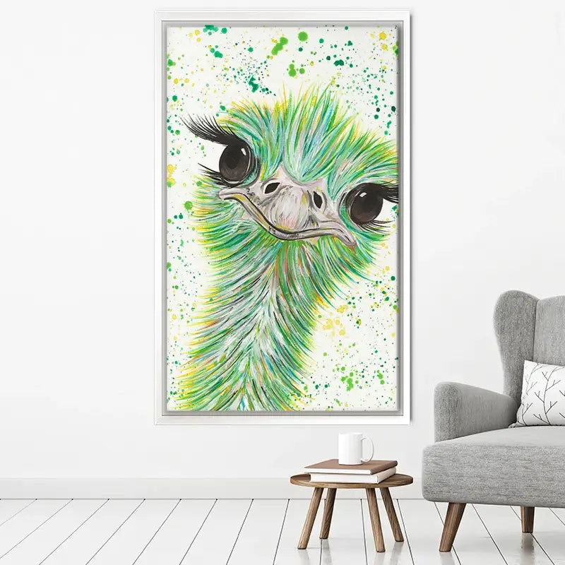 Ostrich Frank Canvas Print