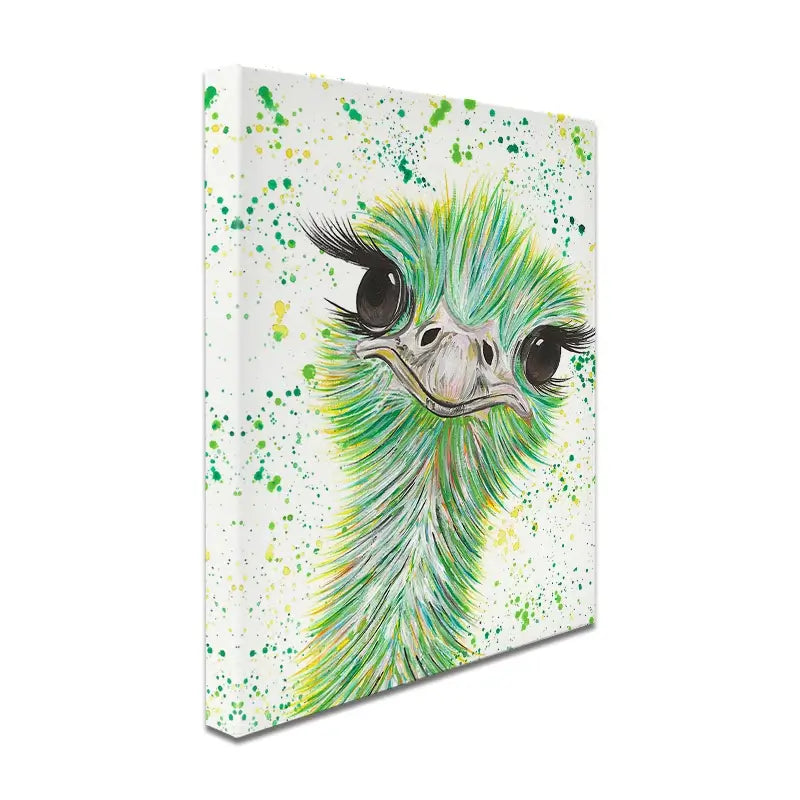 Ostrich Frank Canvas Print