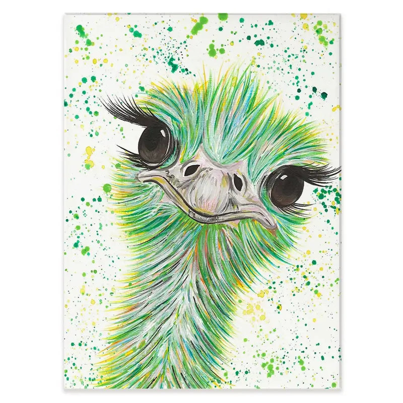 Ostrich Frank Canvas Print