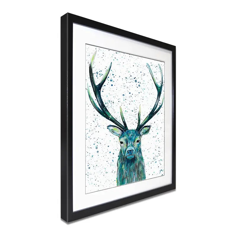 Stag Patrick Framed Art Print