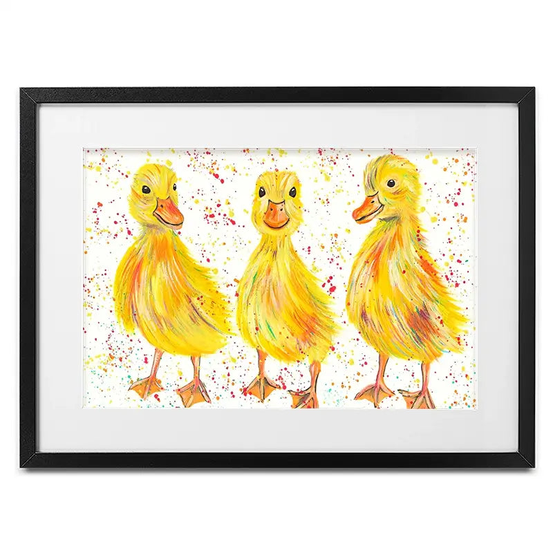 Ducklings Framed Art Print