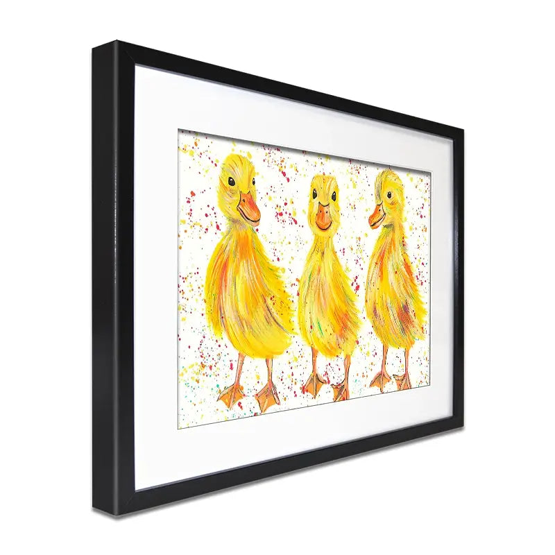 Ducklings Framed Art Print