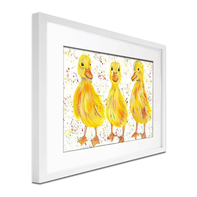 Ducklings Framed Art Print