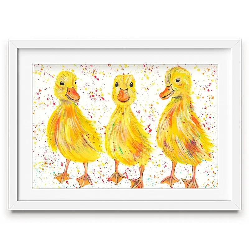 Ducklings Framed Art Print