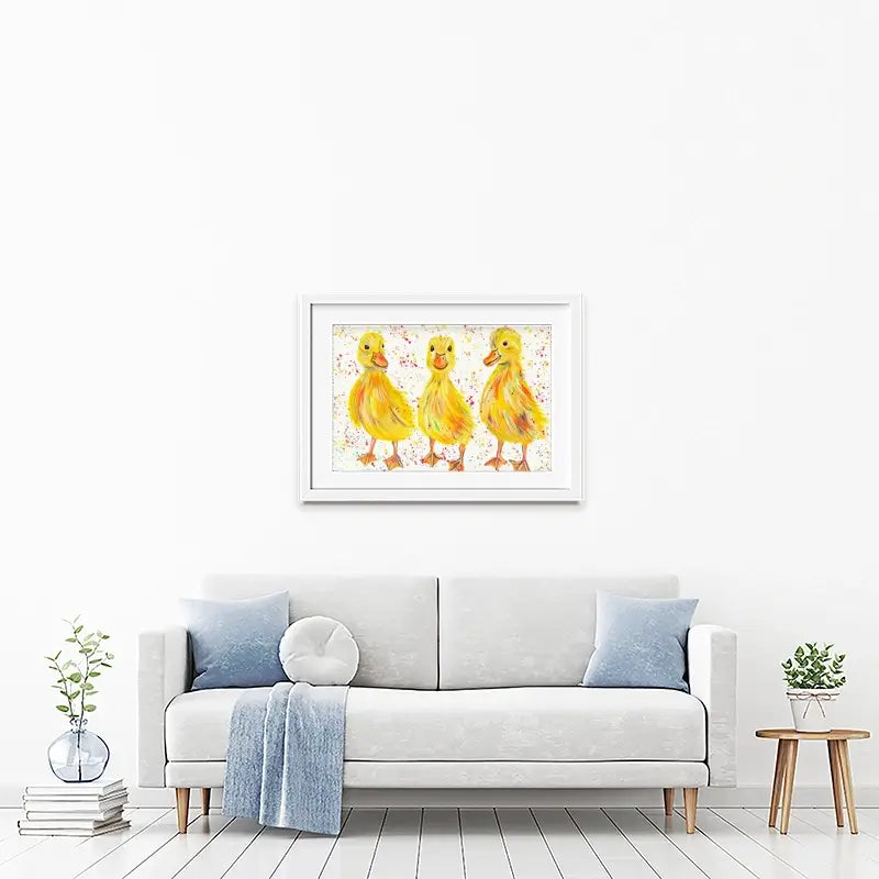 Ducklings Framed Art Print