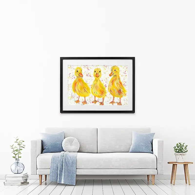 Ducklings Framed Art Print