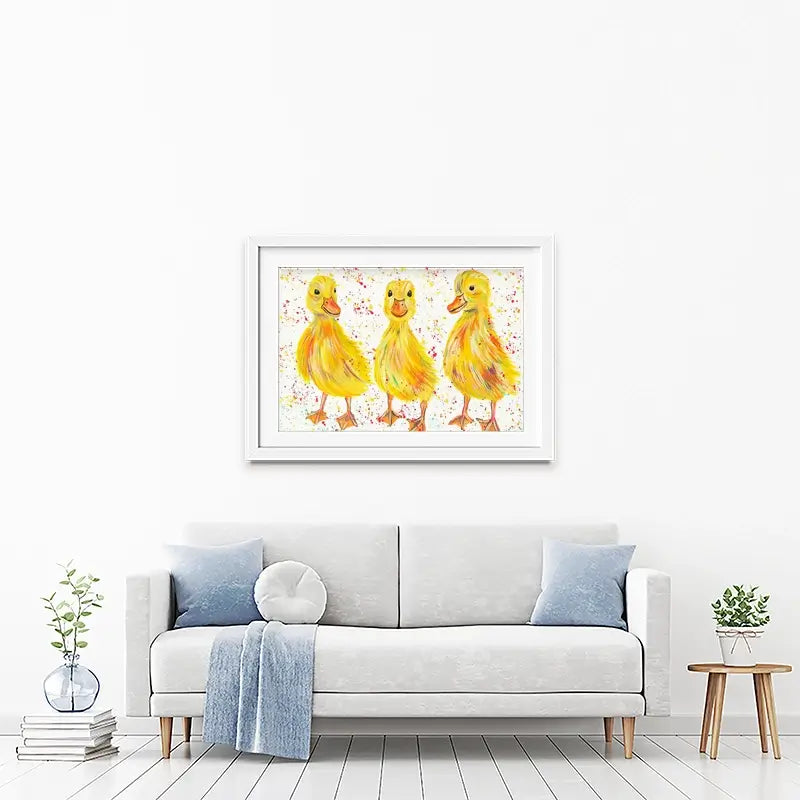 Ducklings Framed Art Print