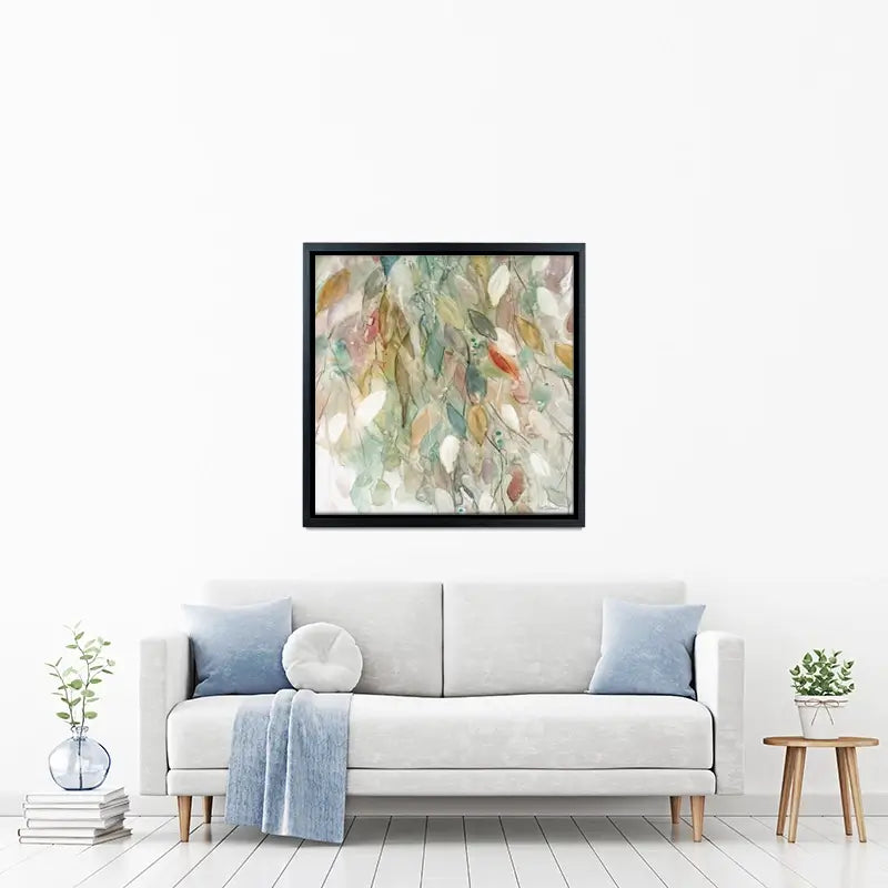 Rainy Cascade Canvas Print