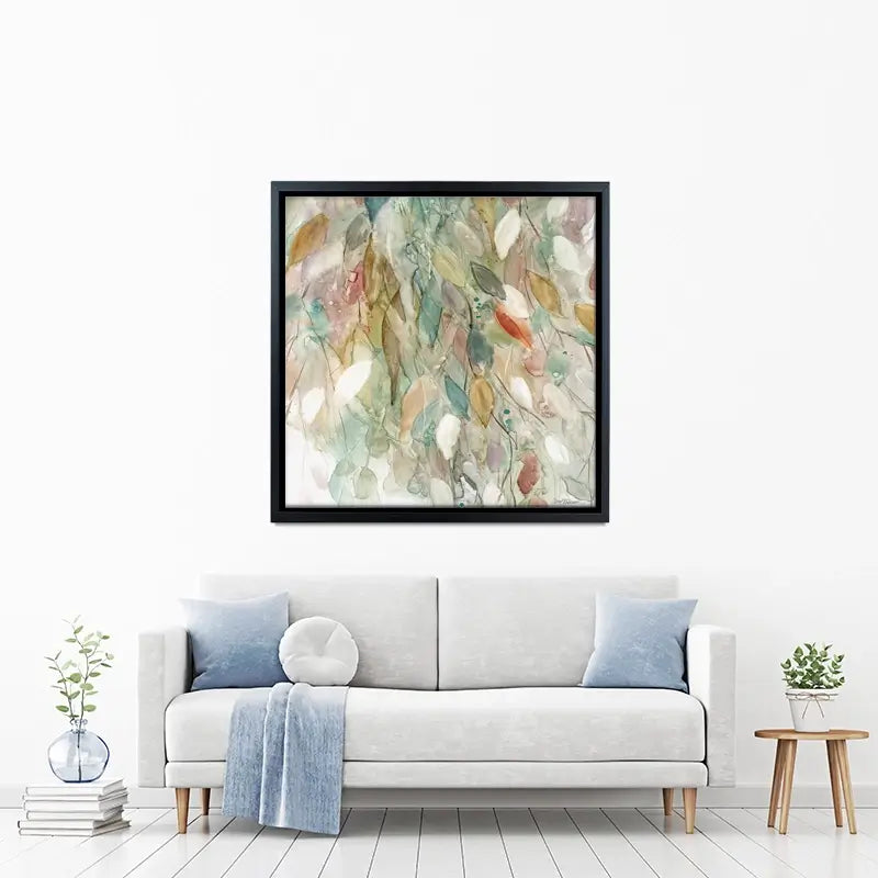 Rainy Cascade Canvas Print