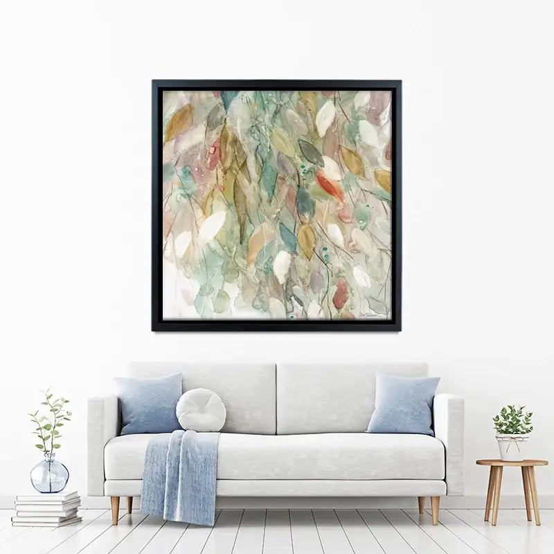 Rainy Cascade Canvas Print