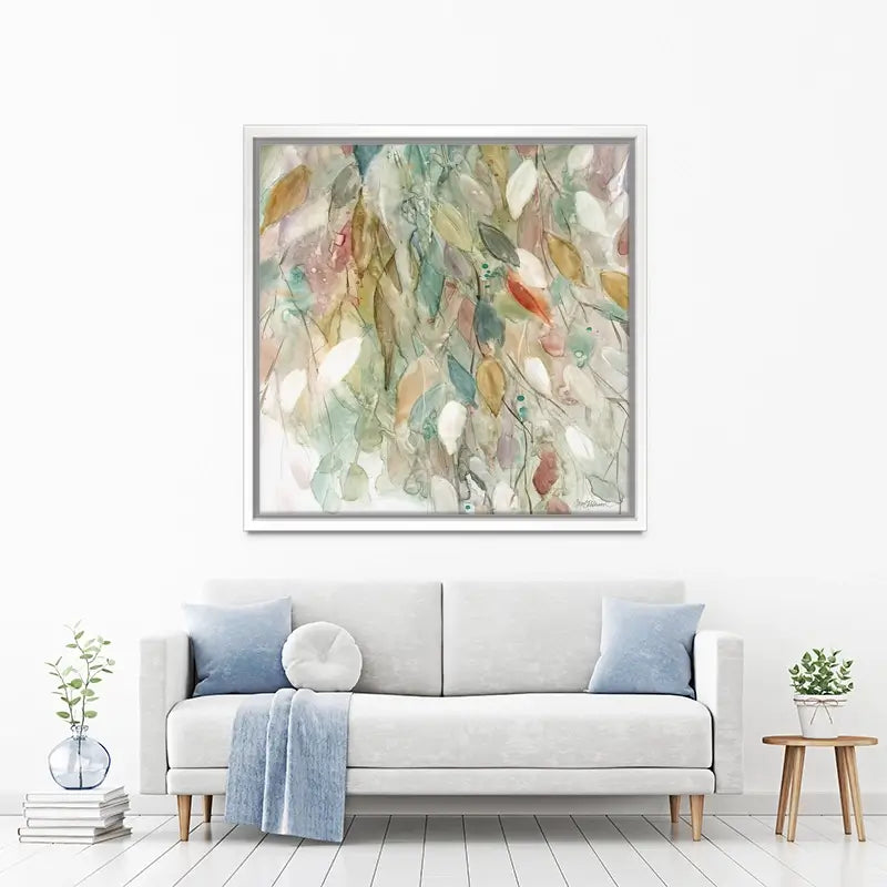 Rainy Cascade Canvas Print