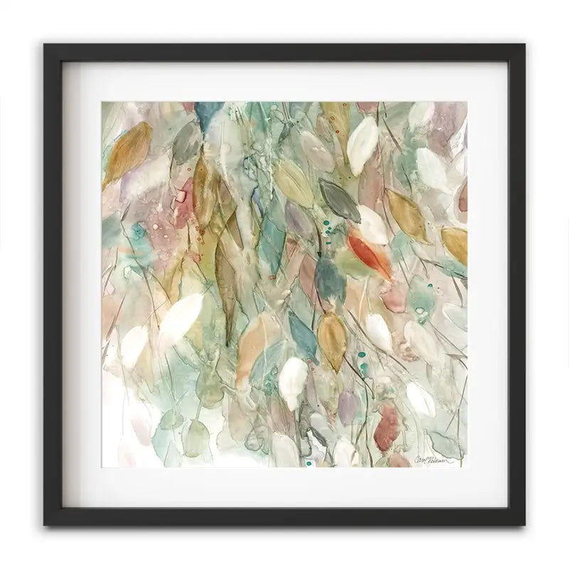 Rainy Cascade Framed Art Print