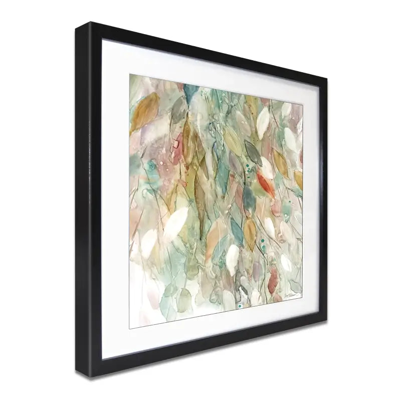 Rainy Cascade Framed Art Print