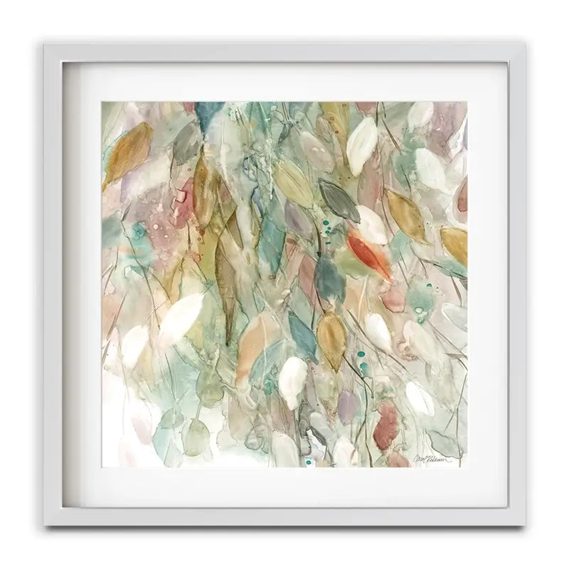 Rainy Cascade Framed Art Print