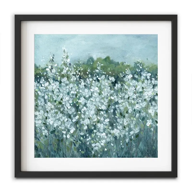 Fields In Bloom Framed Art Print