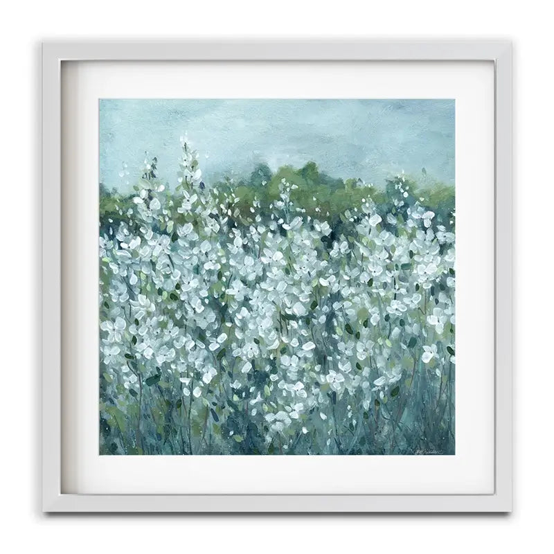 Fields In Bloom Framed Art Print