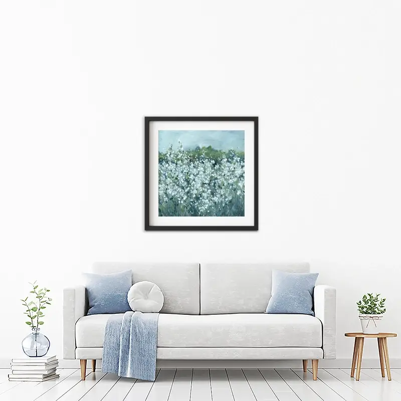 Fields In Bloom Framed Art Print