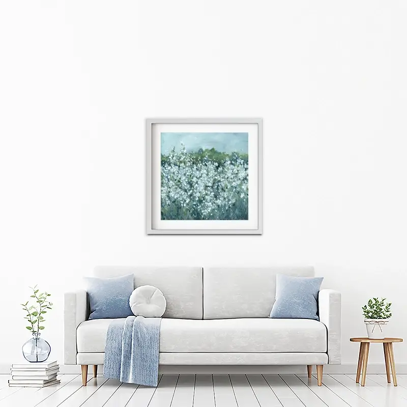 Fields In Bloom Framed Art Print