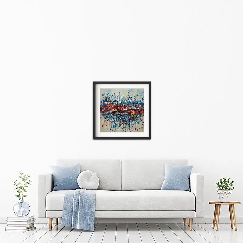 Vibrations Framed Art Print