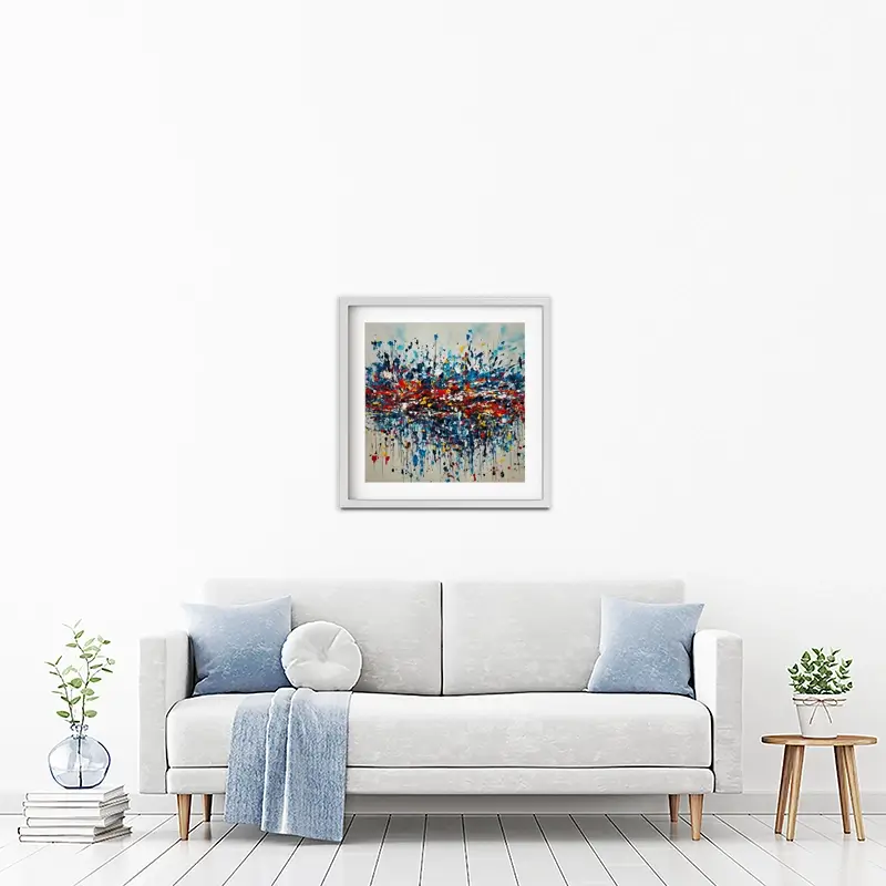 Vibrations Framed Art Print