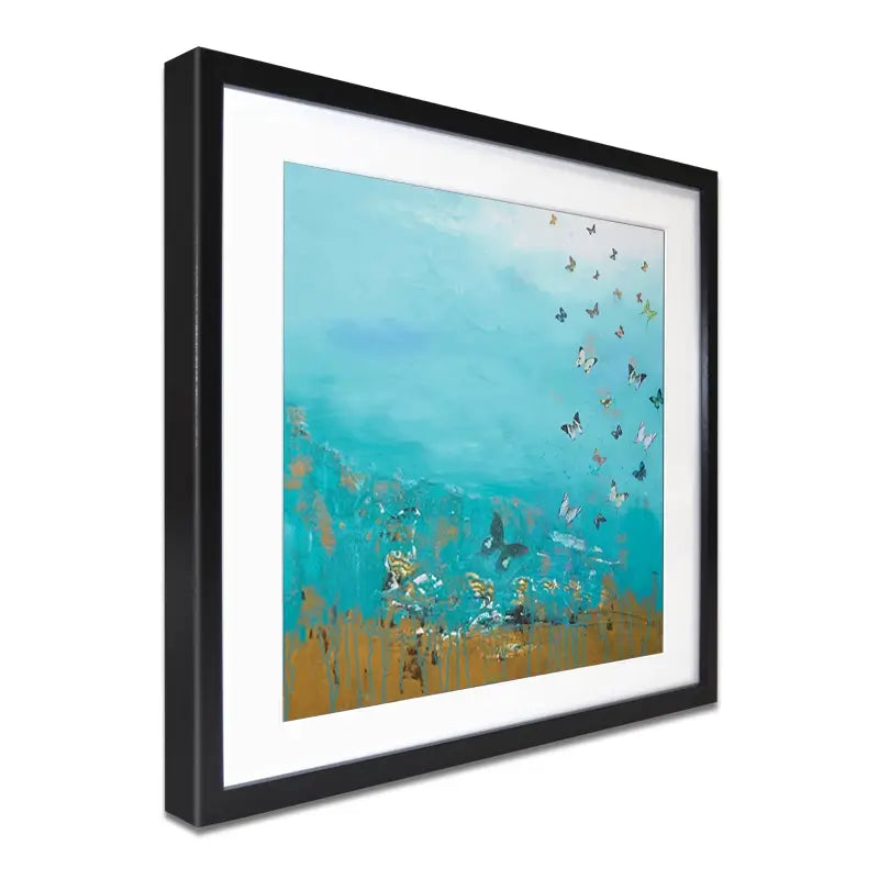 Golden Threads Framed Art Print