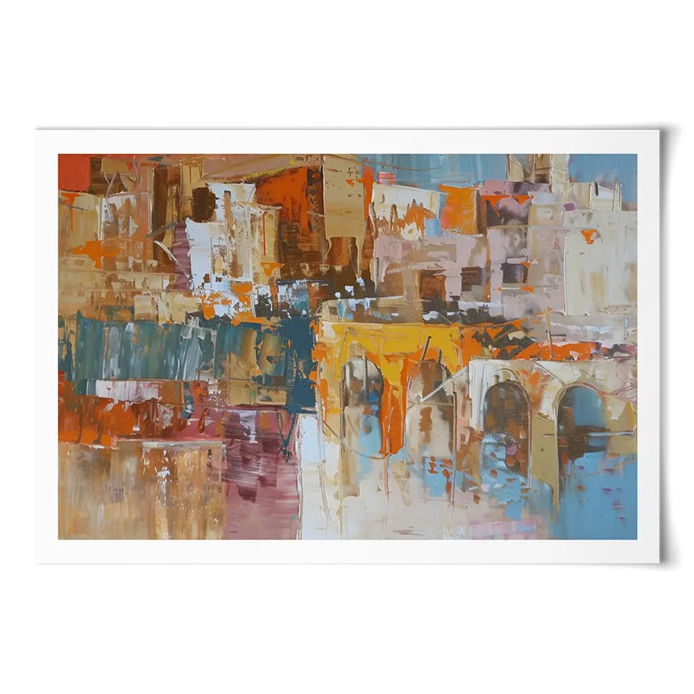 Cityscape View Art Print