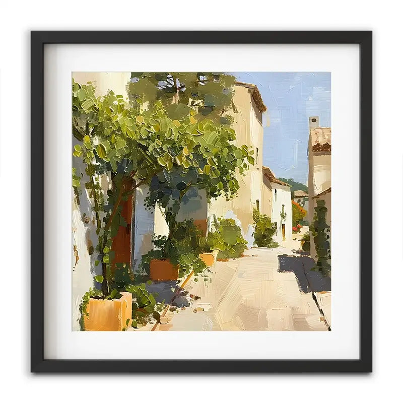 Street In Mallorca Framed Art Print