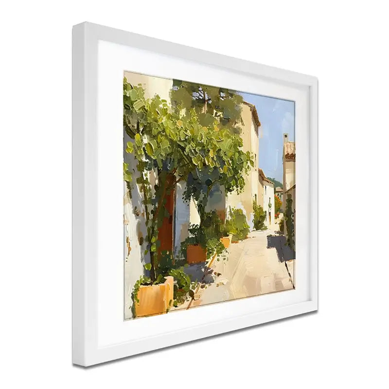 Street In Mallorca Framed Art Print