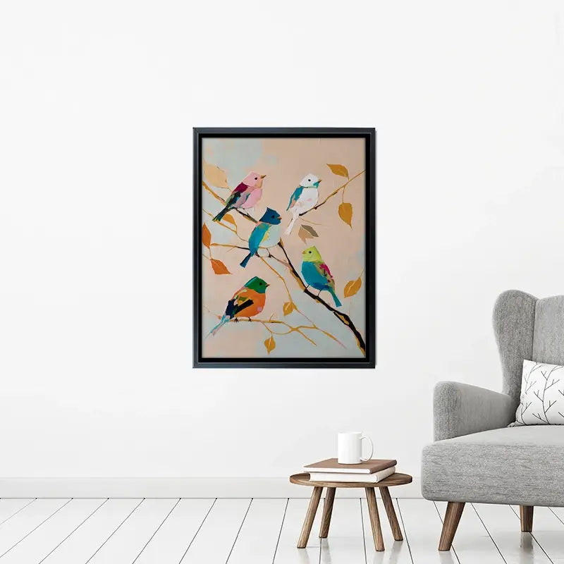 Birds In Wonderland Canvas Print