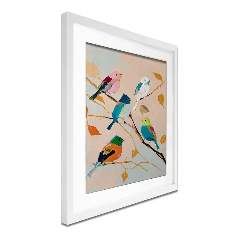 Birds In Wonderland Framed Art Print