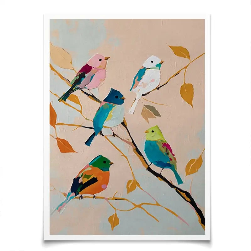 Birds In Wonderland Art Print