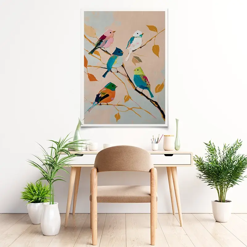 Birds In Wonderland Art Print