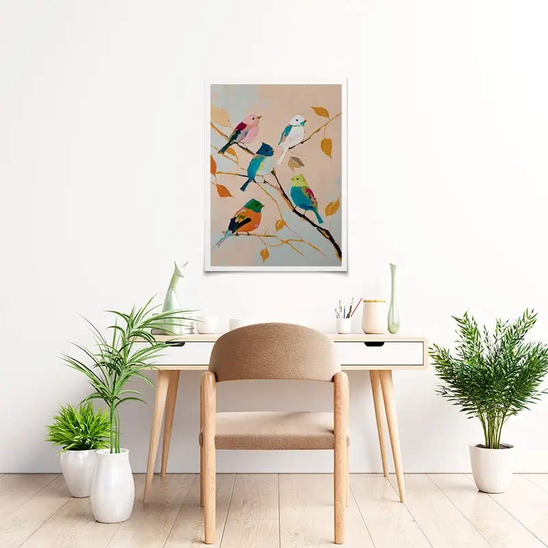 Birds In Wonderland Art Print