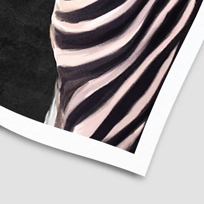 Zebra Crown Art Print