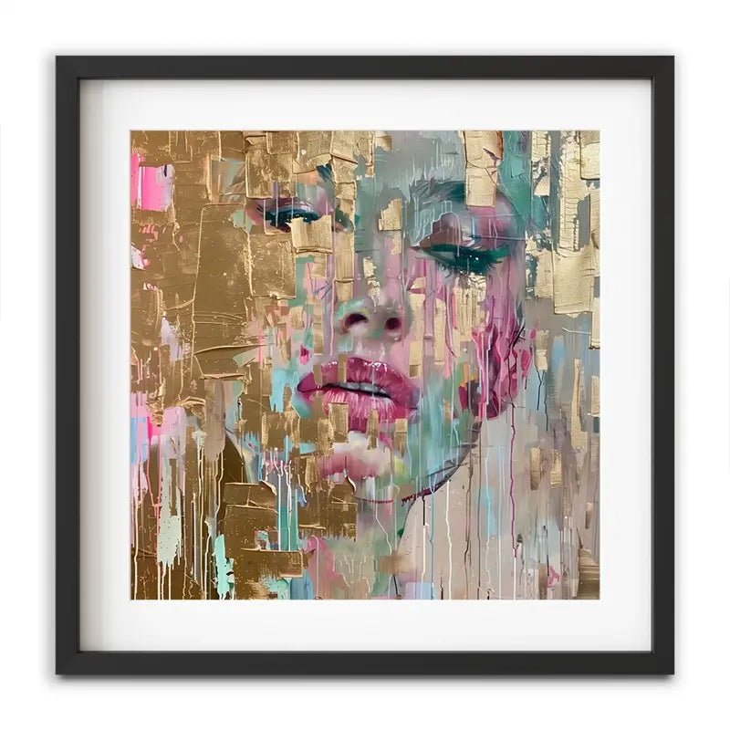 Golden Dreamscape Framed Art Print