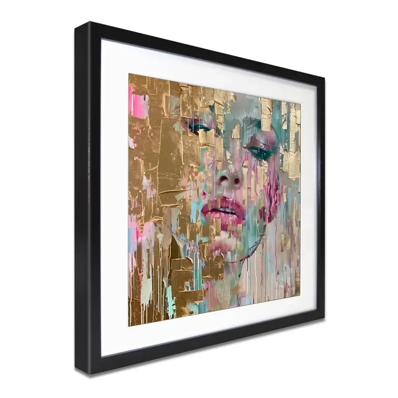 Golden Dreamscape Framed Art Print