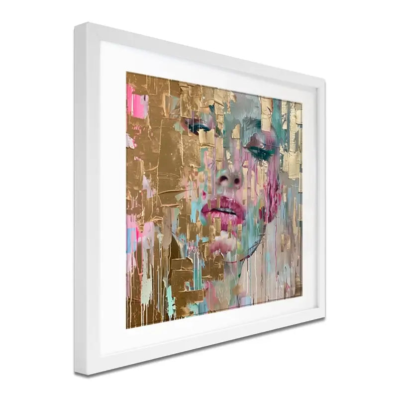 Golden Dreamscape Framed Art Print