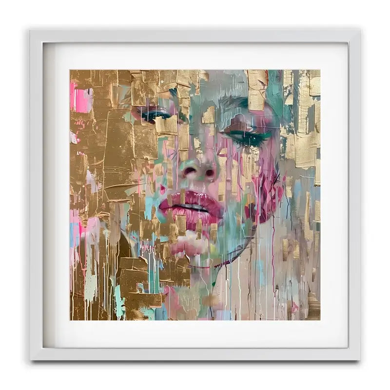 Golden Dreamscape Framed Art Print