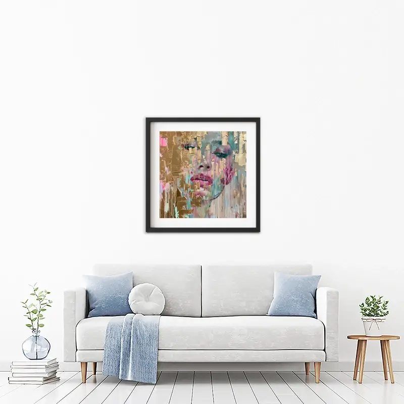 Golden Dreamscape Framed Art Print