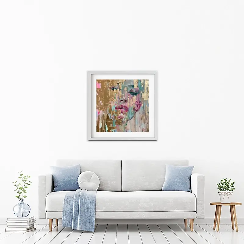 Golden Dreamscape Framed Art Print