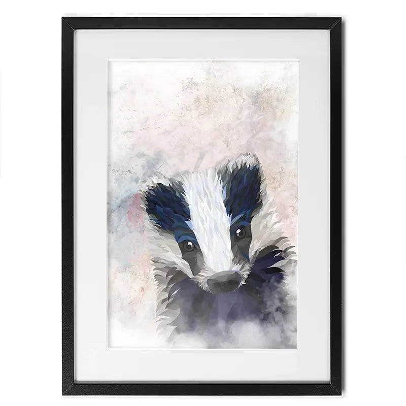 Badger Haze Framed Art Print