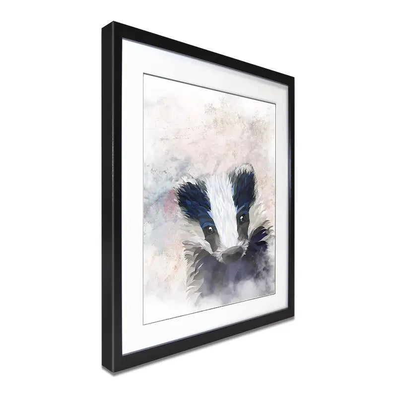 Badger Haze Framed Art Print