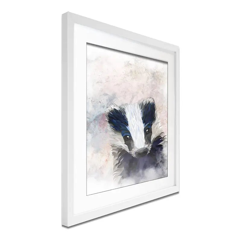 Badger Haze Framed Art Print