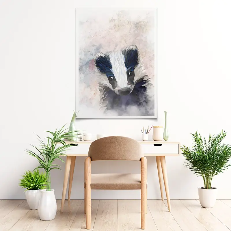 Badger Haze Art Print